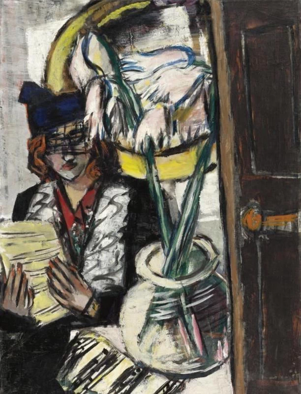 Donna con fiori